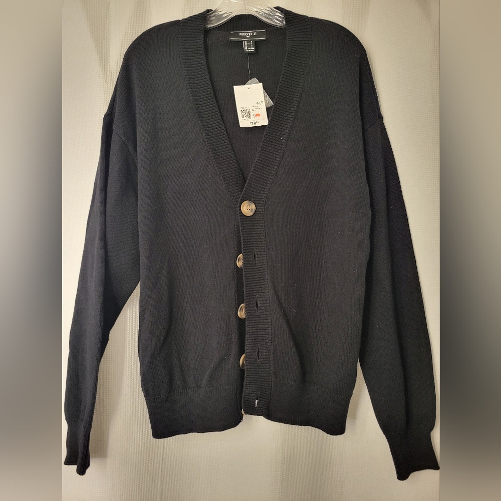 Forever 21 small black cardigan